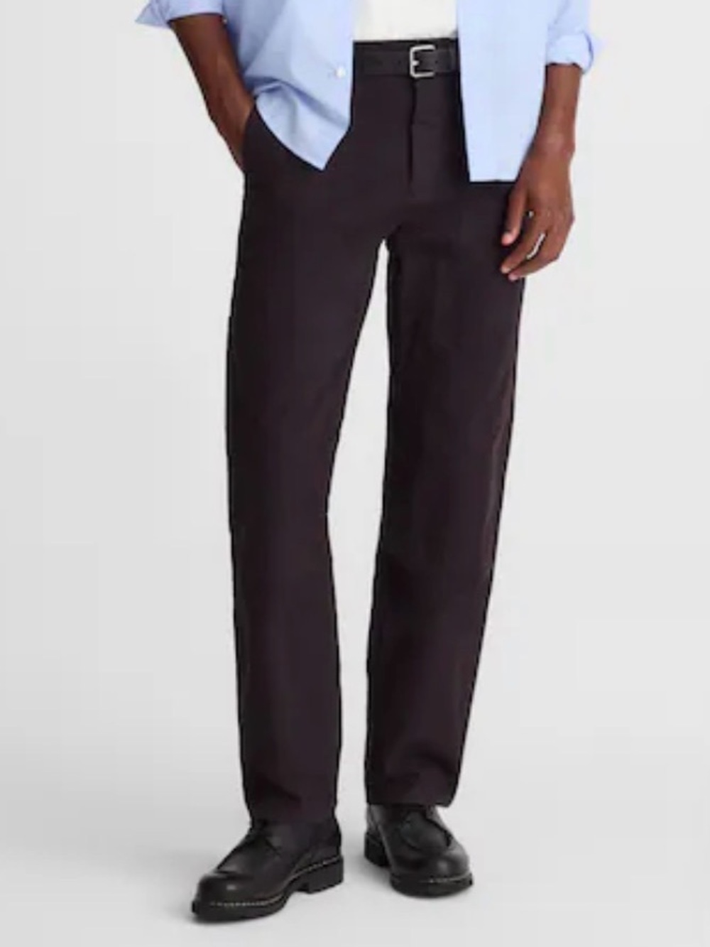Madewell Men's Black Chinos with Straight Leg